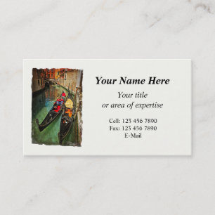 Venedig Business Card mit Kalender 2014 Visitenkarte