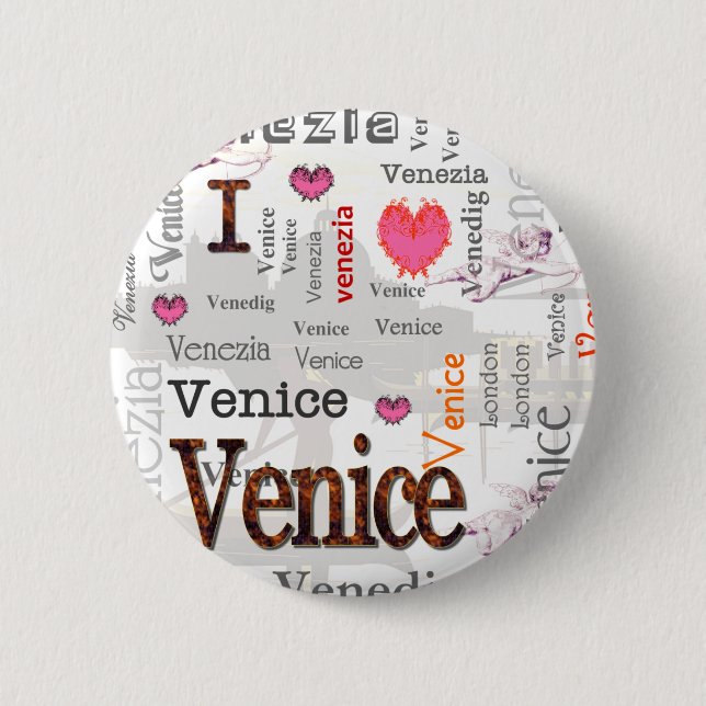 Venedig Button (Vorderseite)