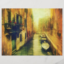 Venedig Canal Balcony Malerei