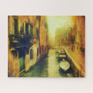 Venedig Canal Balcony Malerei Puzzle