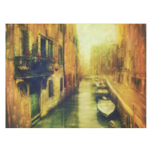 Venedig Canal Balcony Malerei Tischdecke