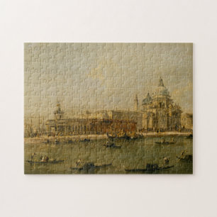 Venedig das Dogana und Santa Maria della Gruß Puzzle