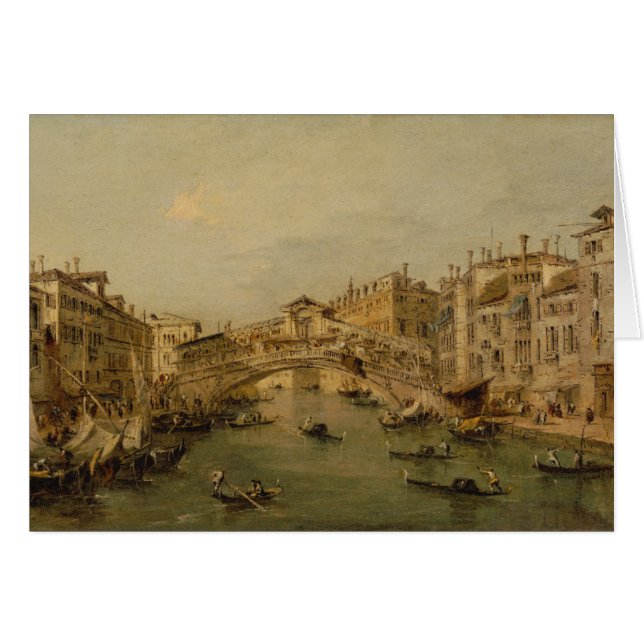Venedig das Rialto (Vorderseite (Horizontal))