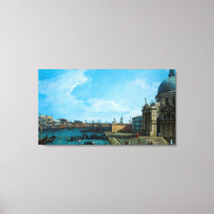 Venedig: Der Canal Grande von Canaletto Leinwanddruck