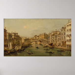 Venedig Der Rialto Poster
