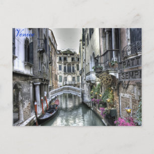 Venedig - Die "Water Street Scene" Postkarte