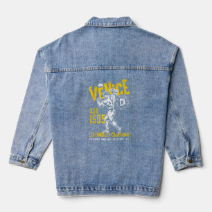 Venedig Est 1905 California Retro Vintage Störunge Jeansjacke
