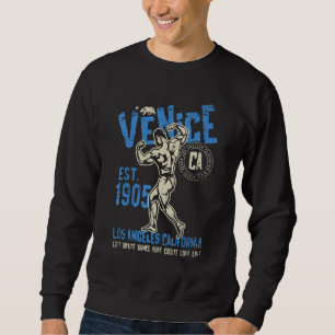 Venedig Est 1905 Kalifornien Retro Vintage abgenut Sweatshirt