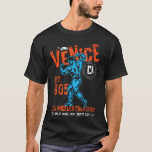 Venedig Est. 1905 Kalifornien Retro Vintage Distre T-Shirt