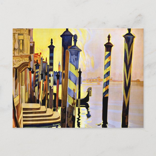 Venedig et le Lido Venedig Postkarte (Vorderseite)