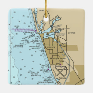 Venedig-Florida-Diagramm Keramikornament