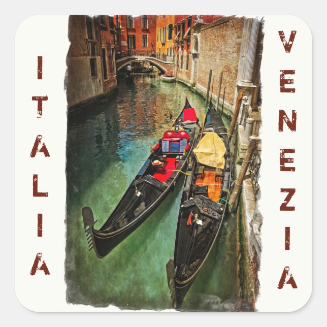 Venedig Foto Aufkleber (Vorderseite)