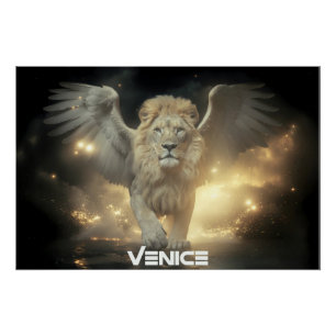 VENEDIG - GEFLÜGELTER LÖWE POSTER