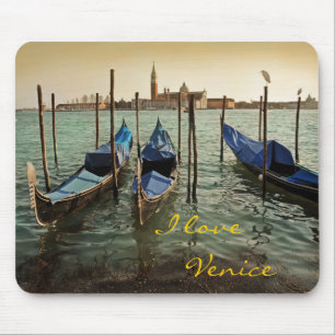 Venedig-Gondeln Mousepad