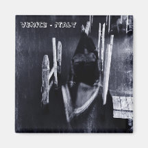 Venedig, Gondola - Italien (Kühlschrankmagnet)