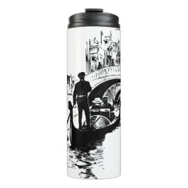 Venedig Gondola mit Brücke Thermosbecher