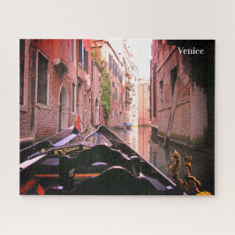Venedig Gondola Ride auf dem Kanal Italien Puzzle