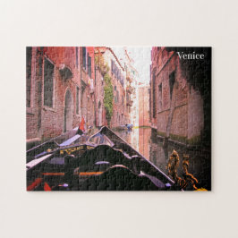 Venedig Gondola Ride Italienische Feiertage Postka Puzzle