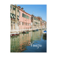 Venedig Häuser Postkarte