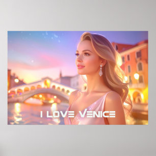 VENEDIG - ICH LIEBE VENEDIG - POSTER
