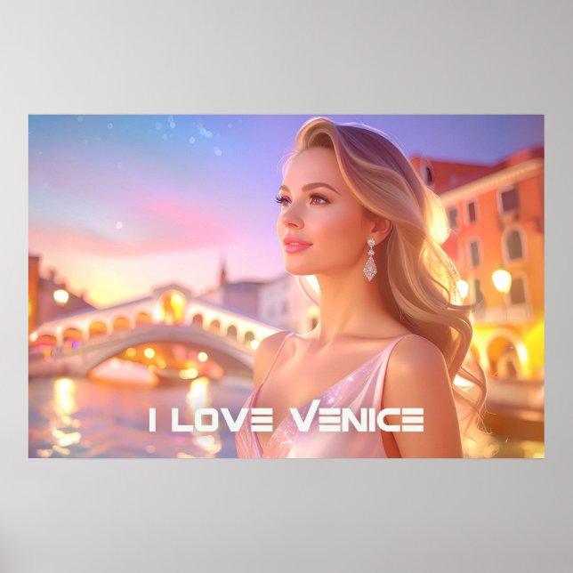 VENEDIG - ICH LIEBE VENEDIG - POSTER (Vorne)