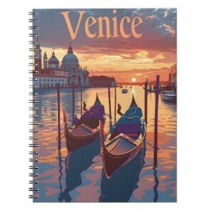 Venedig-Illustration Notizblock