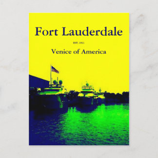 Venedig in Amerika Postkarte