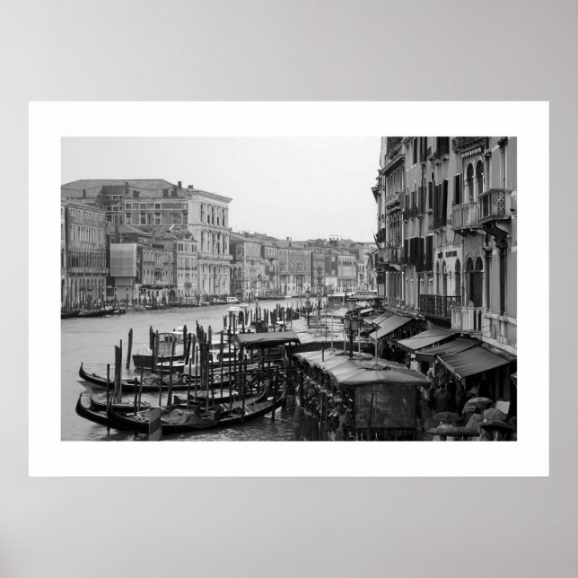 Venedig in B&W Poster (Vorne)