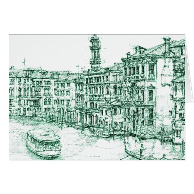 Venedig in der grünen Tinte (Vorderseite (Horizontal))