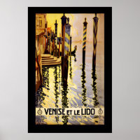 Venedig Italien 1920er Jahre Venise et le Lido im