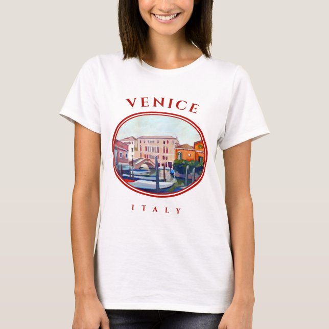 Venedig, Italien - Boote in Dorsoduro T-Shirt (Vorderseite)
