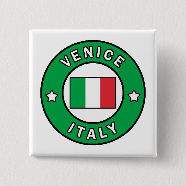 Venedig Italien Button (Vorderseite)