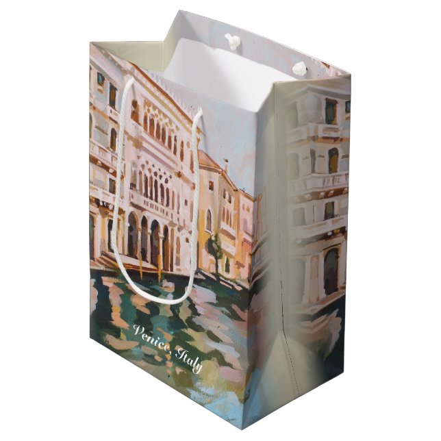 Venedig, Italien | Ca' d'Oro Palace Mittlere Geschenktüte (Vorderseite Schrägansicht)