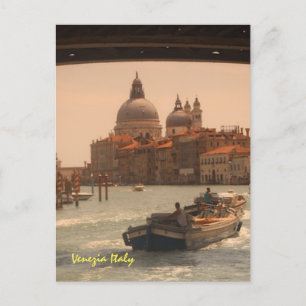 Venedig-Italien-Canal Vintag Postkarte