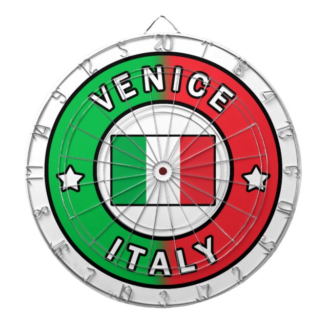 Venedig Italien Dartscheibe (vorne)