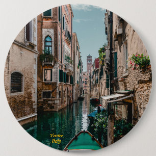 Venedig Italien Die florierende Stadt Button