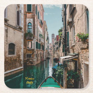 Venedig Italien Die florierende Stadt Rechteckiger Pappuntersetzer