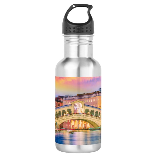 Venedig Italien Edelstahlflasche (Vorderseite)
