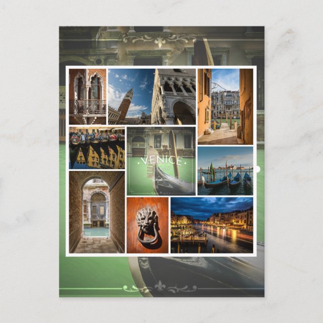 Venedig, Italien, Europa Postkarte (Vorderseite)