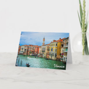 Venedig, Italien Feiertagskarte