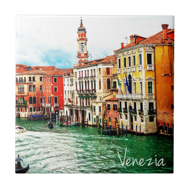 Venedig - Italien Fliese (Vorderseite)