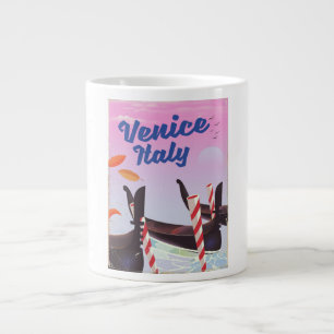 Venedig Italien Gondel Urlaubsdruck. Jumbo-Tasse