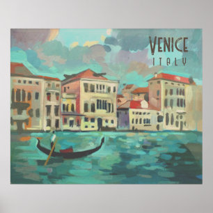 Venedig, Italien - Gondelbahn Traghetto Poster