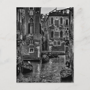 Venedig Italien Gondelboot Kanal Postkarte