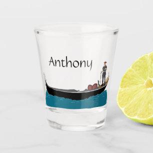 Venedig, Italien Gondola und Gondolier Travel Them Schnapsglas