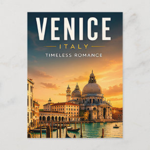 🚤 Venedig Italien Grand Canal Wohndekoration Postkarte