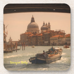 Venedig Italien Großer Kanal Vintage Getränkeuntersetzer