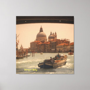 Venedig Italien Großer Kanal Vintage Leinwanddruck