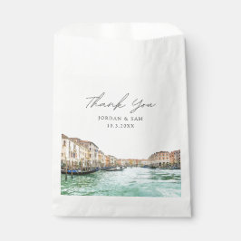 Venedig Italien Hochzeitsfeier Foto Personalisiert Geschenktütchen