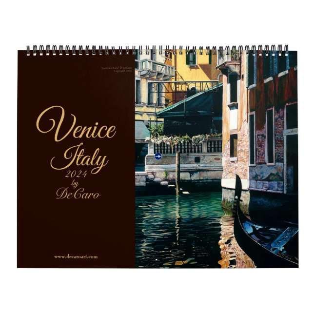 Venedig Italien - Kalender 2024 von DeCaro (Titelbild)